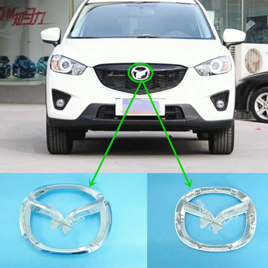 

Car body front bumper middle emblem center symbol for Mazda CX5 2012-2015