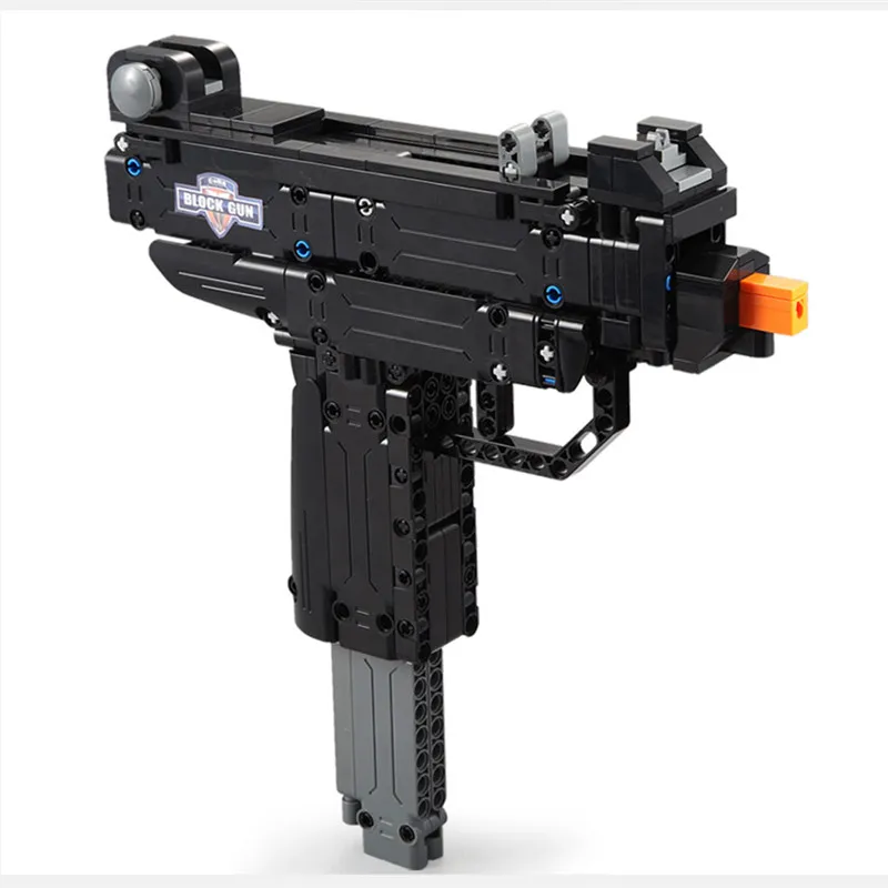 UZI Submachine Gun военный WW2 собранные игрушечные пистолеты могут огонь пули город
