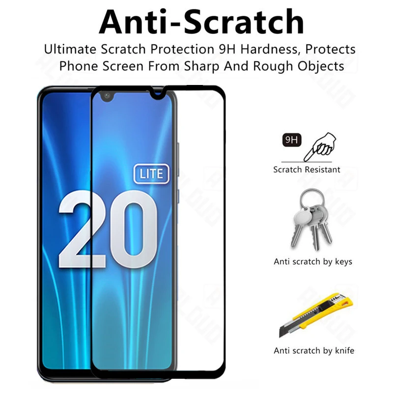 Закаленное стекло на honor 9s 20 lite Экран протектор для Honor 10i 30i pro 9A защитное