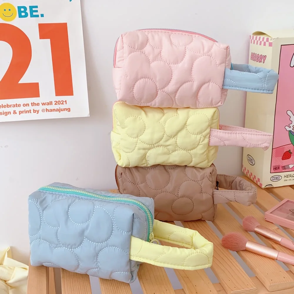 

Bentoy Milkjoy Solid Plush Purse Stationery pencil bag Storage Holder Waterproof Make up Portable storag