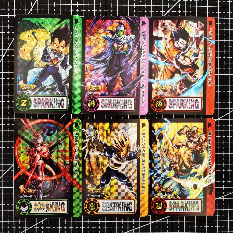 26 шт./компл. Dragon Ball Z легенды искрящие специальные № 1 супер сайян Гоку Вегета