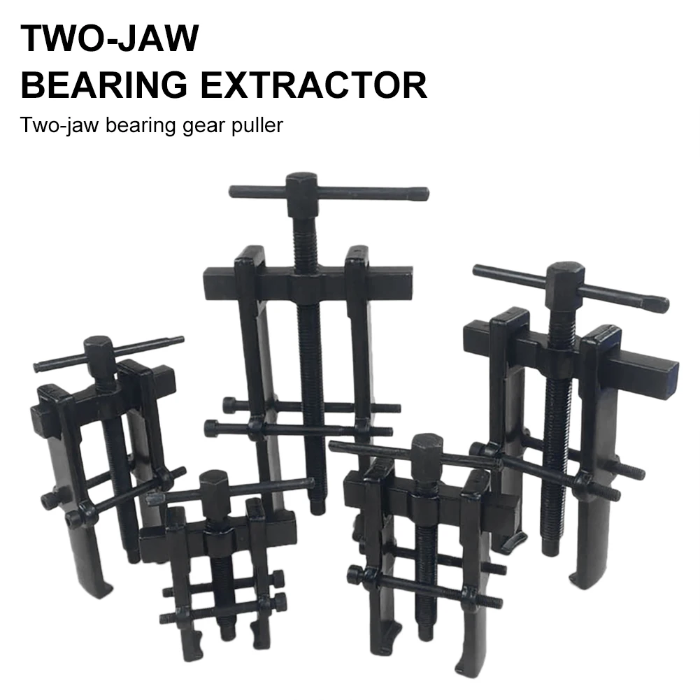 

2 Jaw Twin Legs Bearing Gear Puller Remover Hand Tool Extractor Installation Removal Kit Adjustable Range for Flywheel Bearing
