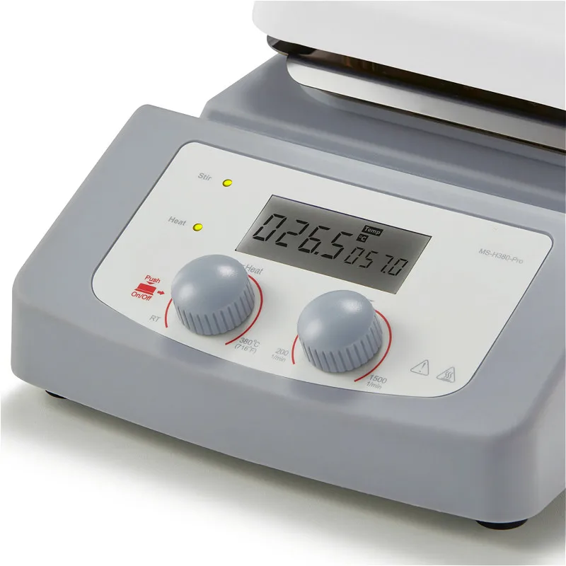 Магнитная плита мешалка MS H380 Pro ЖК дисплей Дисплей лабораторная магнитная с