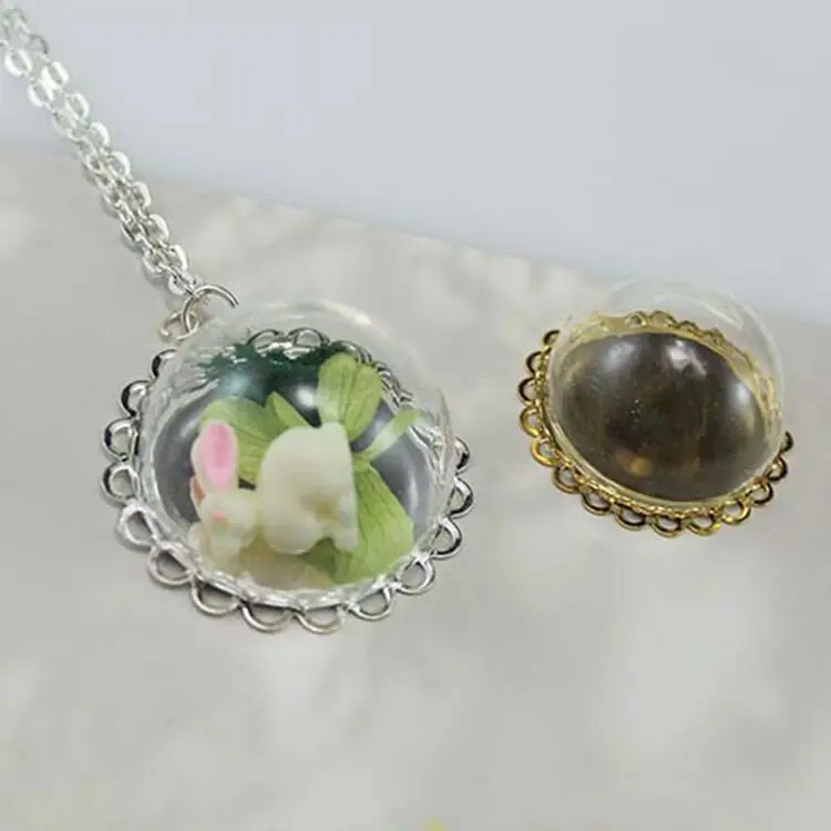 30 шт. 20/25 мм зеленая/Розовая/фиолетовая зеркальная крышка купола сделай сам