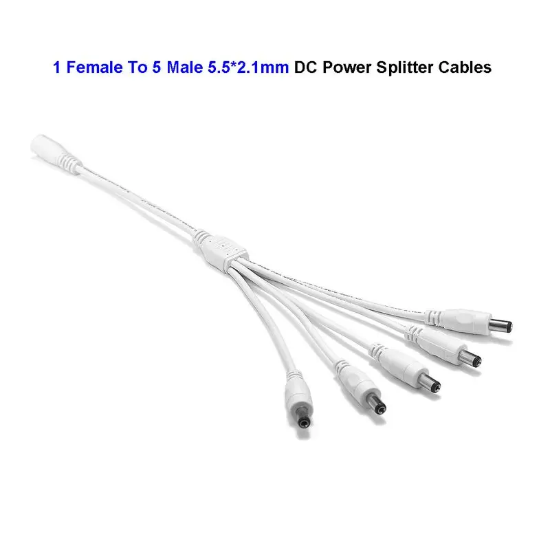 Кабель видеонаблюдения с 1 на 3 разъема разделитель мощности постоянного тока