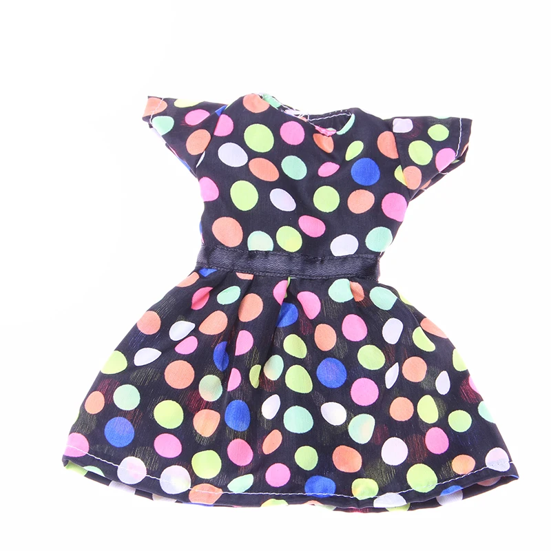 

Handmade Doll Dot pattern Dress Fit 14.5Inch Wellie ers Doll best Gift m43