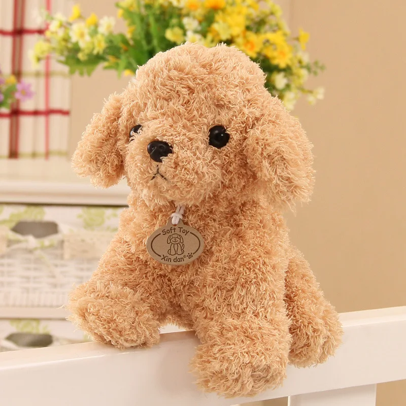 

Hot Cute Simulation Dog Plush Toy Stuffed Animal Puppy Doll Teddy Dog Doll for Kids and Annual Party Gift MVI-ing