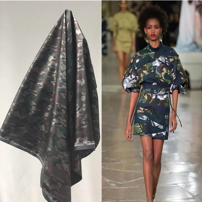 

Camouflage Green Pu Lether Fabric Elastic Force Magic Color Laser Tpu Clothing Waterproof Pvc Sofa Coat Diy Textiles Fabric,d165