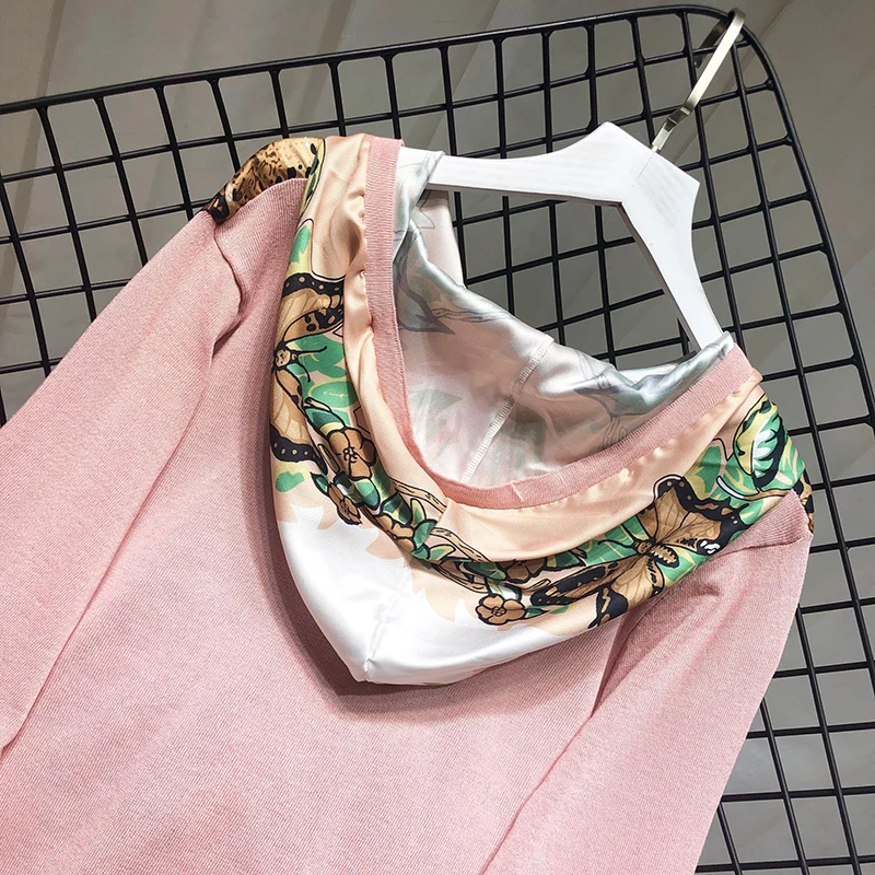 ALPHALMODA/Новинка осени года; модный свитер с капюшоном и принтом; рубашка с длинными рукавами и леопардовым принтом; атласные однобортные кардиганы