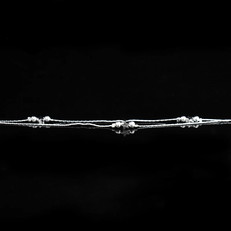 Новый модный простой дизайн маленькие браслеты из бисера серебро 925 пробы