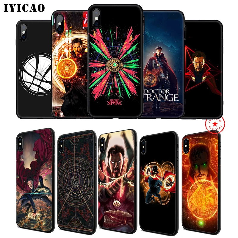 IYICAO Доктор Стрэндж Marvel мягкий чехол для телефона iPhone 11 Pro XR X XS Max 6 6S 7 8 Plus 5 5S SE
