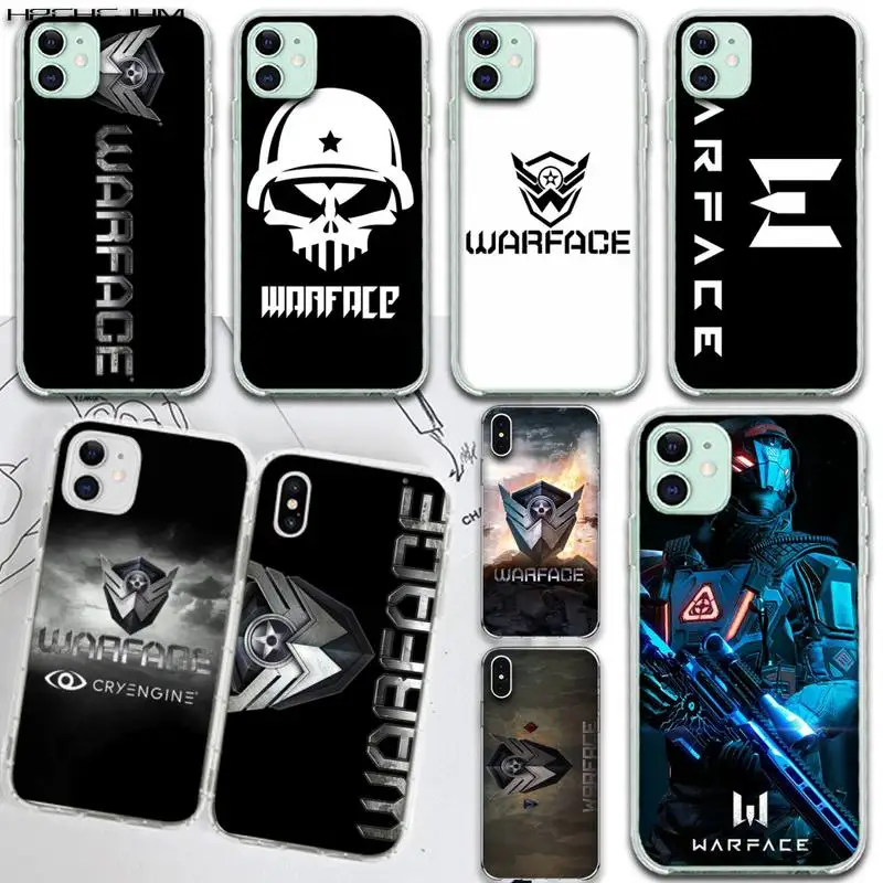 

HPCHCJHM Warface Gaming Custom Photo Soft Phone Case for iPhone 11 pro XS MAX 8 7 6 6S Plus X 5S SE 2020 XR cover