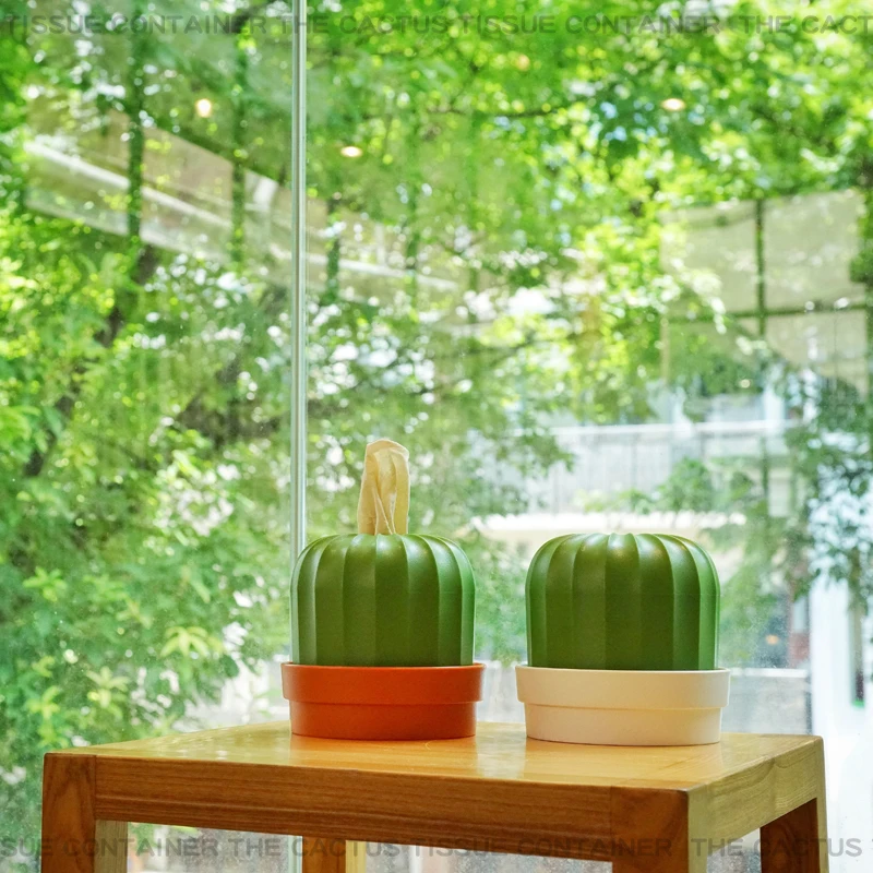 

Cactus Tissue Box Creative Towel Roll Paper Storage
