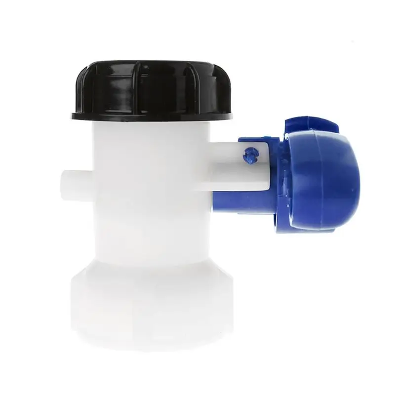 

IBC Tote Tank Butterfly Valve Drain Adapter 2.44" Coarse Thread