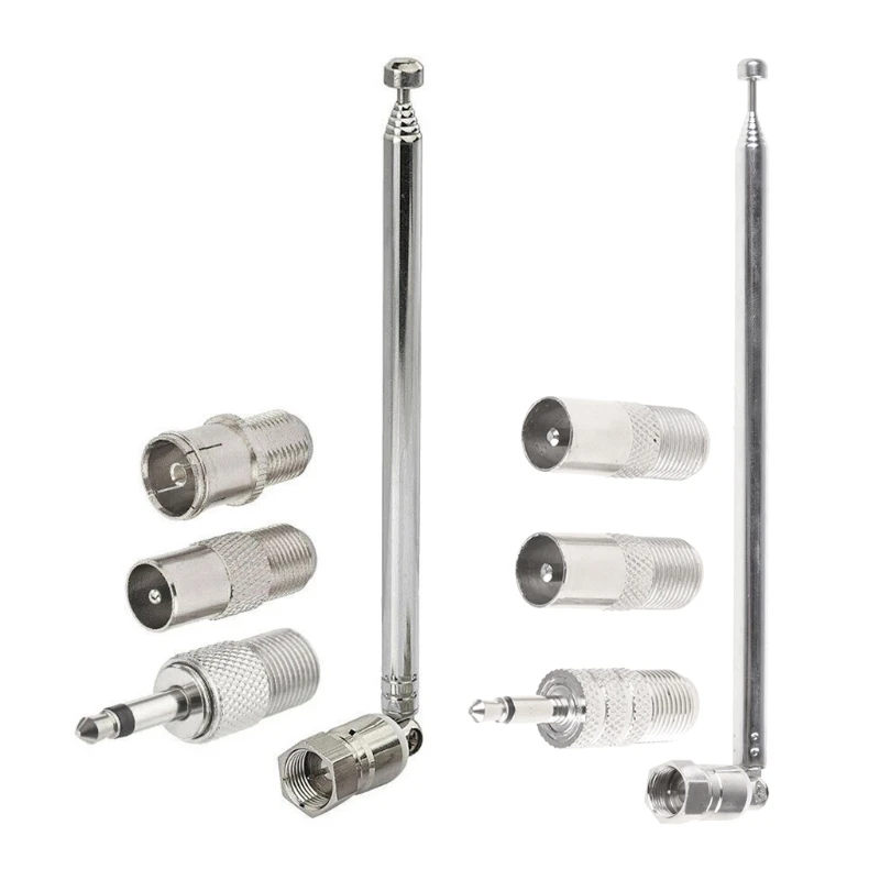 F Type FM Radio Antenna Telescopic Replacement Indoor Receiver | Электроника