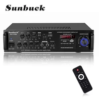 sunbuck tav 6188bt 2500w bluetooth 5 0 audio amplifier stereo home theater amp car home 5ch aux usb fm sd