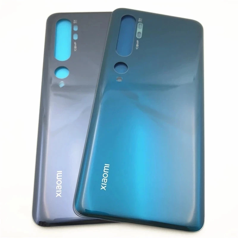 

10Pcs/lot For Xiaomi Mi Note 10 10 Pro CC9 Pro Battery Back Cover Glass Housing Back Cover Houisng Door Case