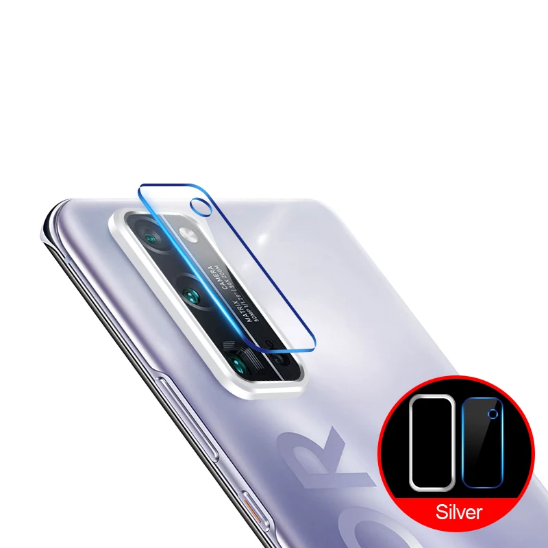 Закаленное стекло + металлическое защитное кольцо для Huawei Honor 30 Защитная пленка