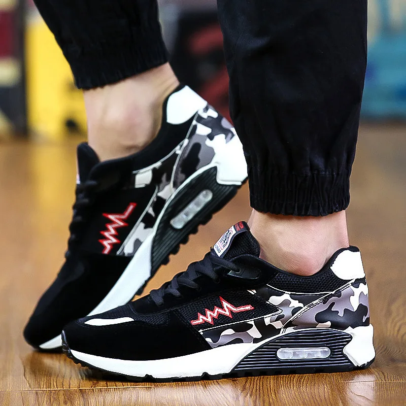 

Men's Casual Tennis Sneakers Mesh Breathable Lightweight Fashion All-match Casual Sports Running Shoes New 2021