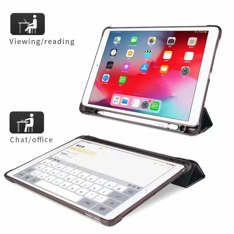 Чехол для 2020 iPad 10 2 8th Mini 5 2021 Pro 11 Air 3 4 Smart Cover с держателем стилуса 2018 2017 9 7 5th 6th Generation |