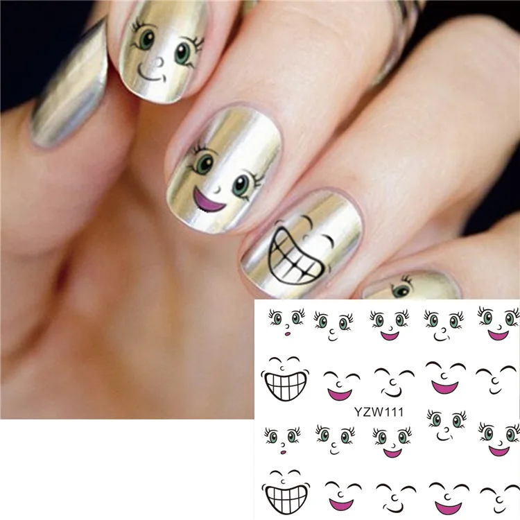 

1 Piece Of Cartoon Anime Nail Sticker Watermark Sticker Jewelry Nail Tattoo Nail Art Makeup Female Hand Decoration Cosmetics