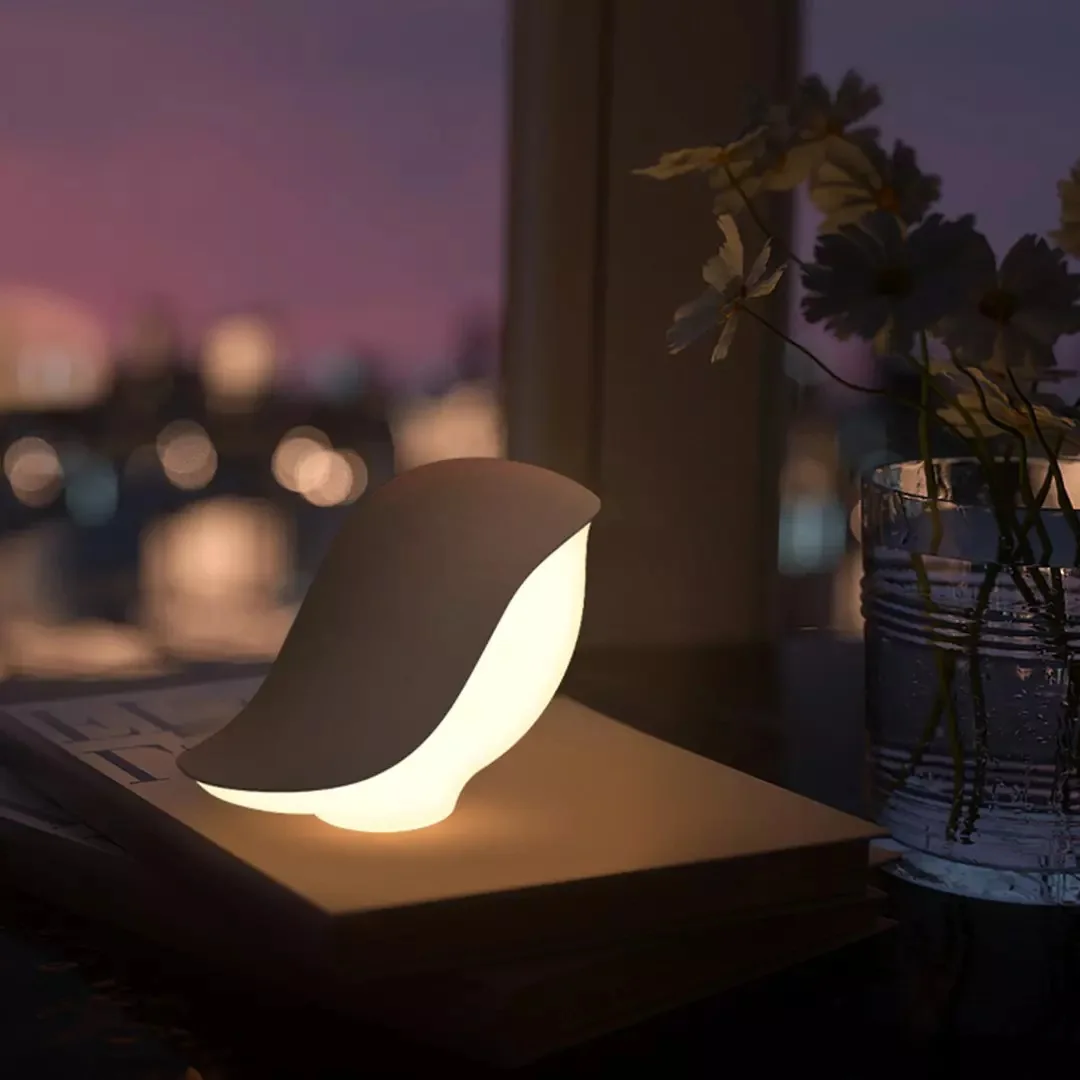 

mobile phone wireless charging Nightlight set warm tone light charging Wireless charging base