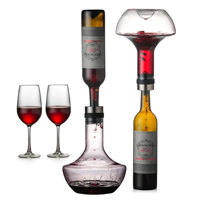 

1000ML Decanter Handmade Crystal Red Wine Brandy Champagne Glass Decanter Bottle