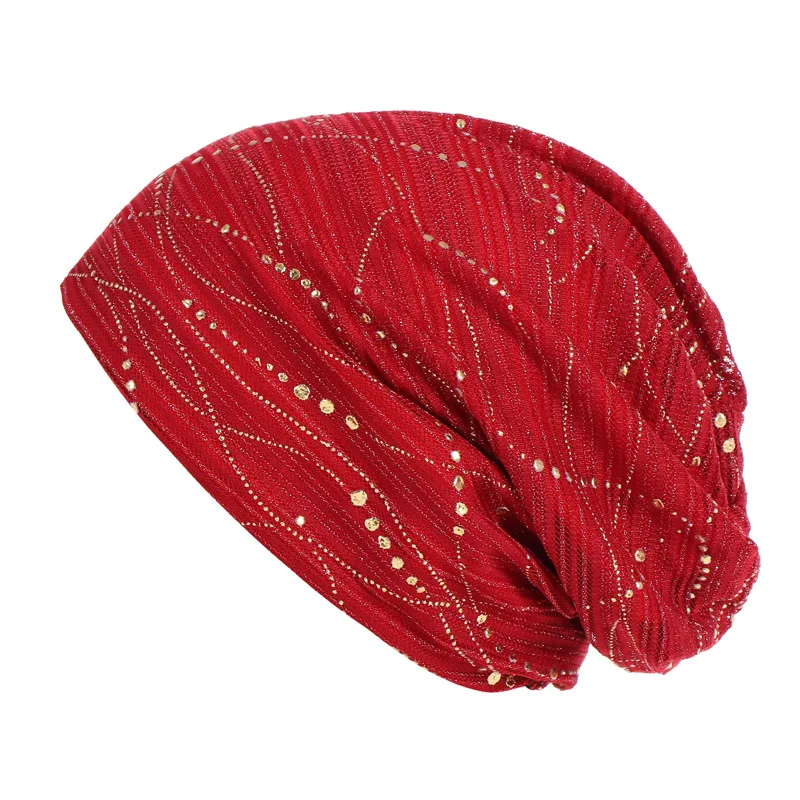 

Lace breathable Hat Cotton colorful casual headtie