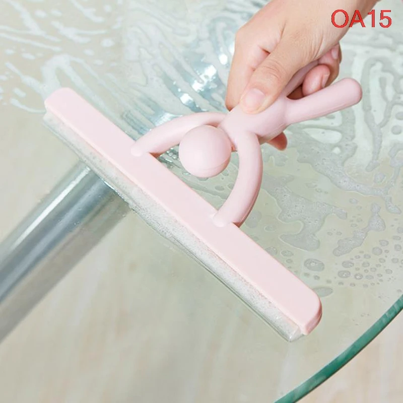 Скребок для мытья окон с мультяшной ручкой мягкий скребок автомобиля кухни