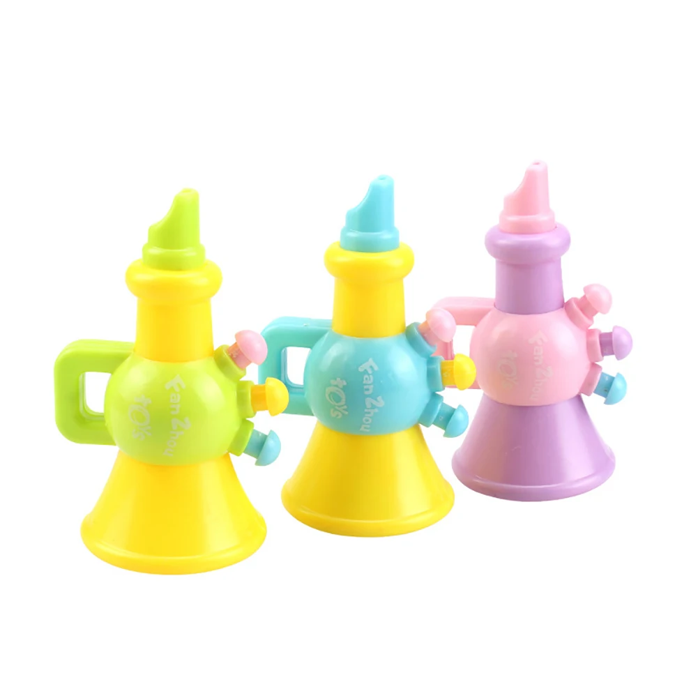 Мультяшный мини рожок для детей игрушечный инструмент раннего музыкального