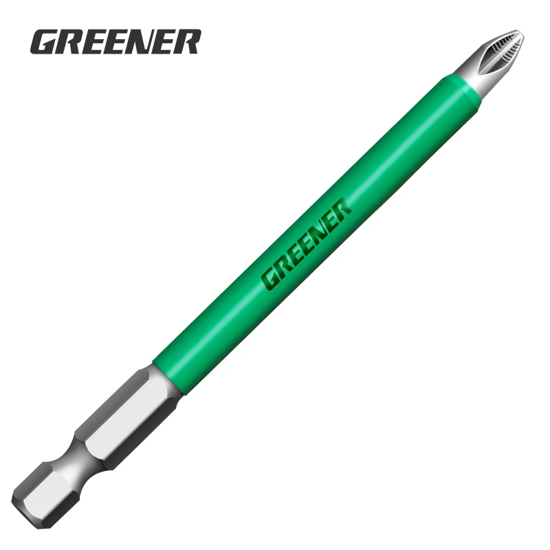 Greener 25mm-150mm Hex Shank Fits Magnetic Long Reach Electric Screwdriver Bits Exactness Single Phillips/Cross Head Power Tool - купить по