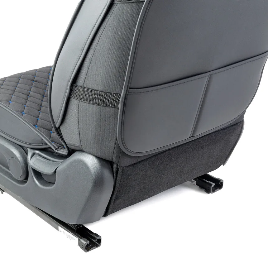 Каркасные накидки на передние сиденья &quotCar Performance&quot 2 шт. алькантара CUS-2012 BK/BL |