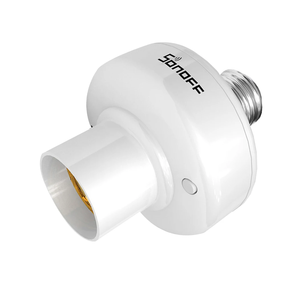 Sonoff Smart WiFi Light Socket Lamp Holder for Led Bulb E27 E26 Google Home Echo Alexa Voice Control, Remote Control ON OFF