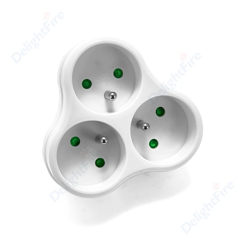 

Французские стандартные розетки для преобразования, портативные европейские розетки 16 А 250 В, французские от 1 до 2/1 до 3 разъемов, удлиненные...