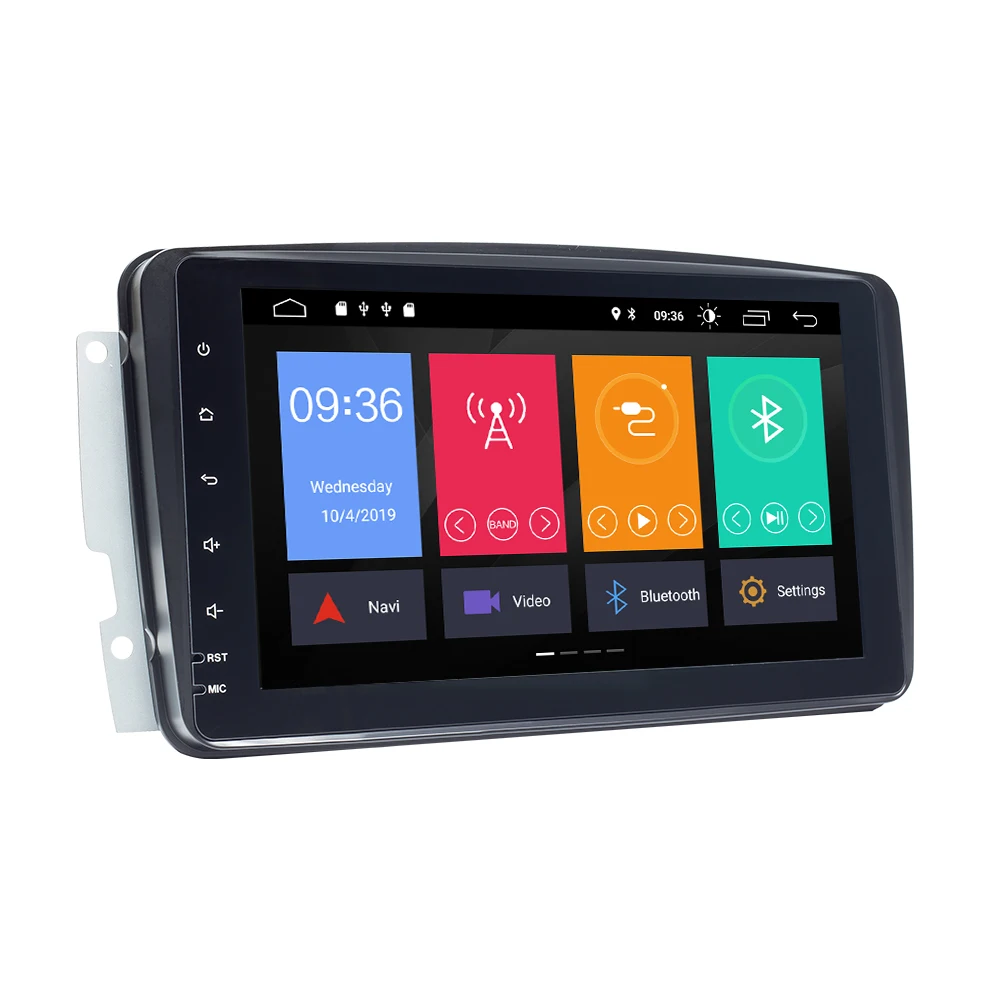 1din Android 10 автомобильный радиоплеер для Mercedes Benz CLK W209 W463 W208 мультимедийный