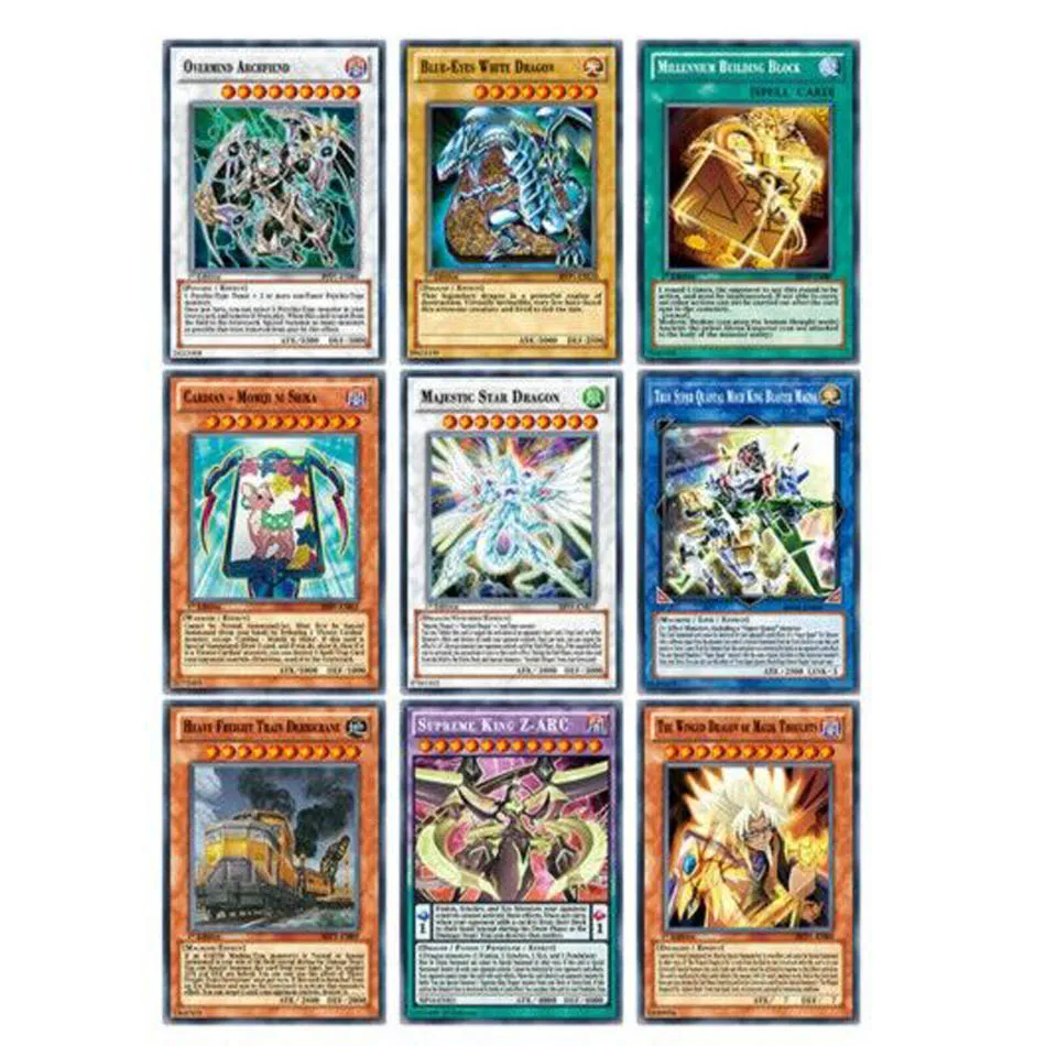 Yu Gi Oh вместе с коллекцией Аниме игры карты англоязычная настольная карточная