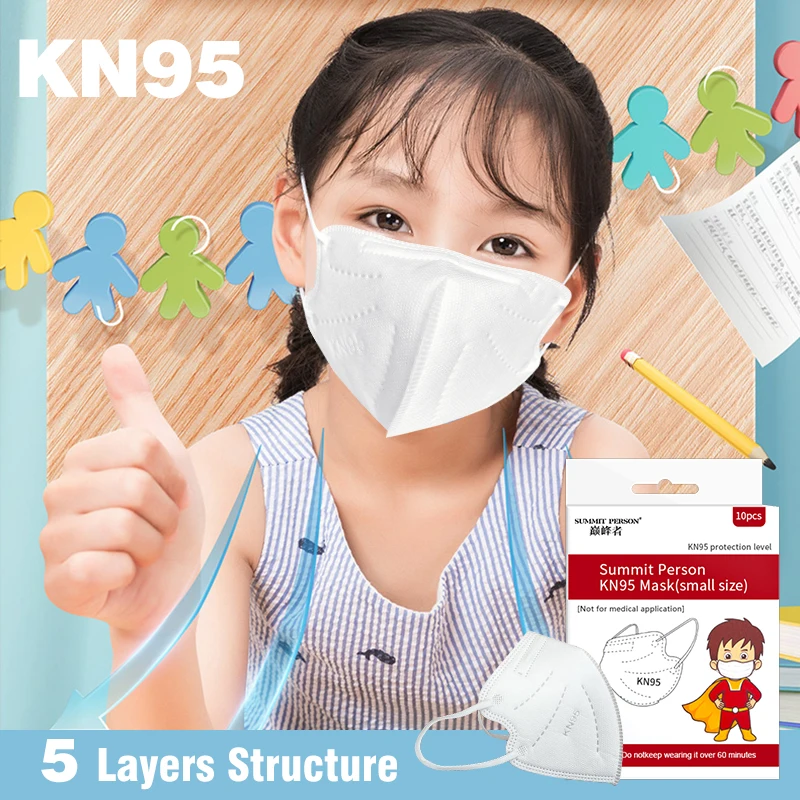 

High quality 5 Layer KN95 kids mask FFP2 mascarilla boy girl baby Face Mask CE certification Protective Mask fast shipping