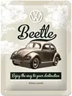 Ностальгический дизайн Volkswagen- VW Retro Beetle-Автомобильный подарок idea металлический налет винтажный дизайн для украшения стен 20x30 см