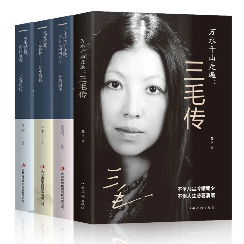 4 Books/Set Chinese Book Inspirational Adult Books Unique Life Novel Books libros Can Learn Chinese Writing