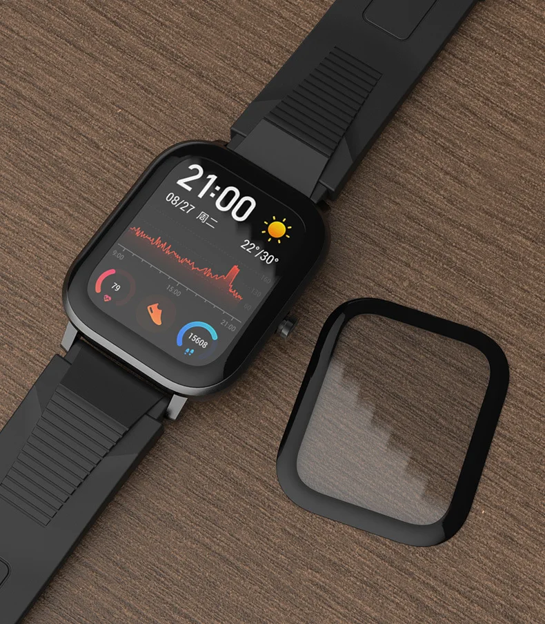Ультратонкая защитная пленка из стекловолокна для Xiaomi Amazfit GTS|Смарт-аксессуары| |