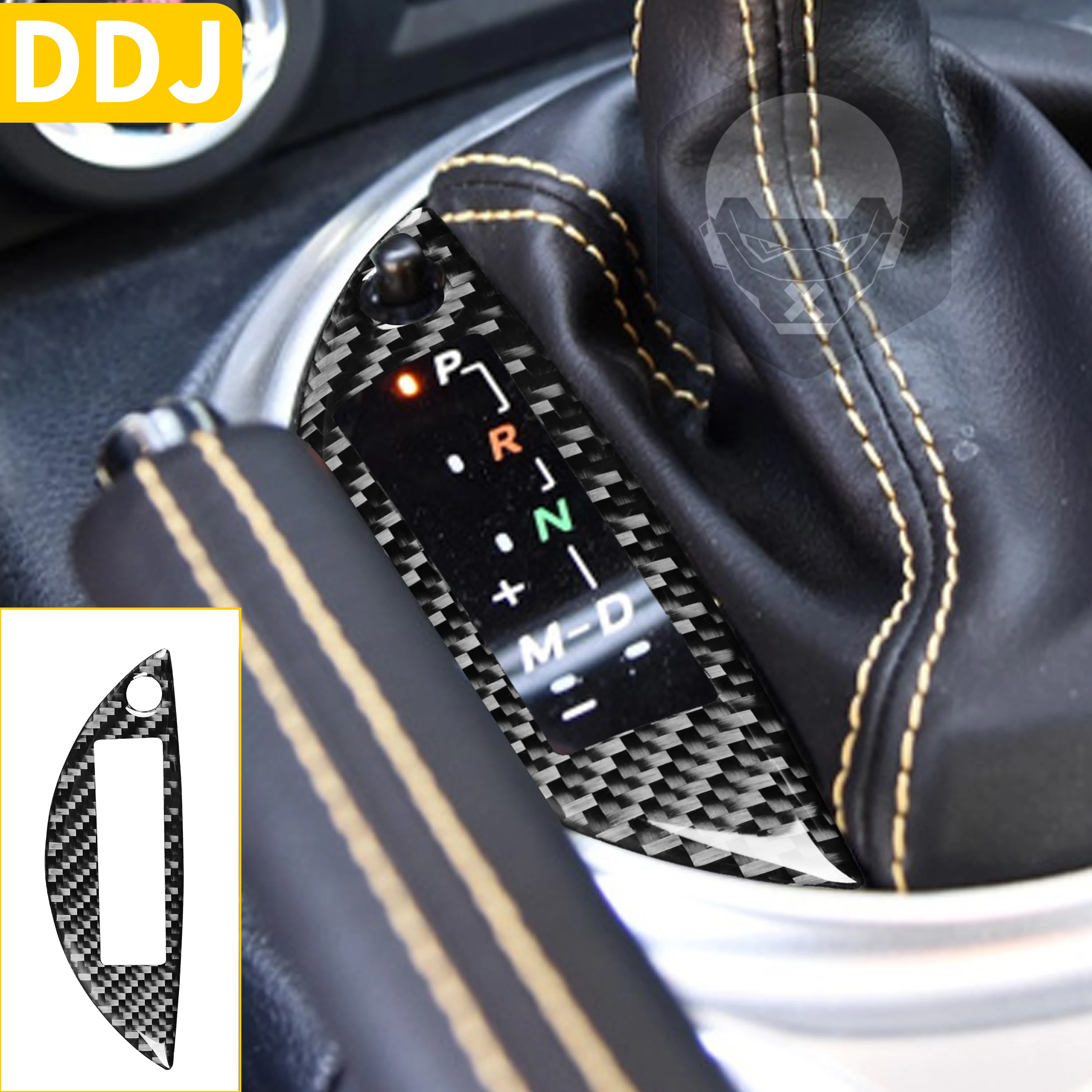 

For Subaru BRZ Toyota 86 GT86 2017-2019 Car Gear Shift Panel Cover Sticker Shifter Carbon fiber Accessories Decal Interior Black