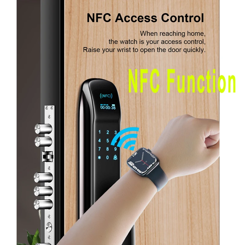 Original iwo DT7+ Smart Watch Series 7 NFC Function Bluetooth Call Ai Voice Assistant GPS Wireless Charger DT7 Plus Smartwatch |