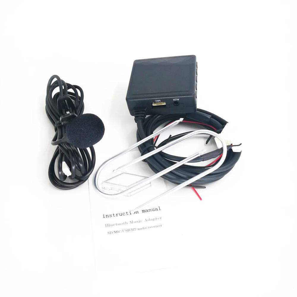 Biurlink Bluetooth 5,0 телефонный звонок медиа аудио AUX адаптер Поддержка TF USB флэш-накопитель для Mazda 2 3 5 6 беспроводной микрофон