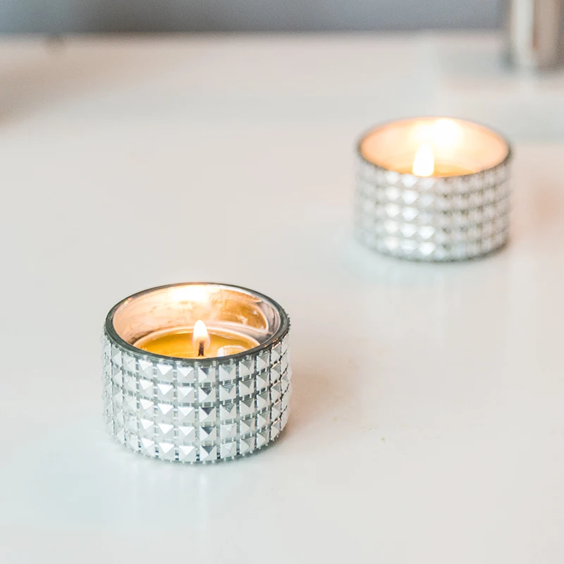 

Nordic Style Candle Holders Wedding Modern Creative Simple Candle Holders Silver Set Table Mum Tutucu Restaurant Decor EI50CH