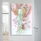 Картина Alphonse на холсте с изображением Марии мухи, декор для гостиной, современные Фотообои