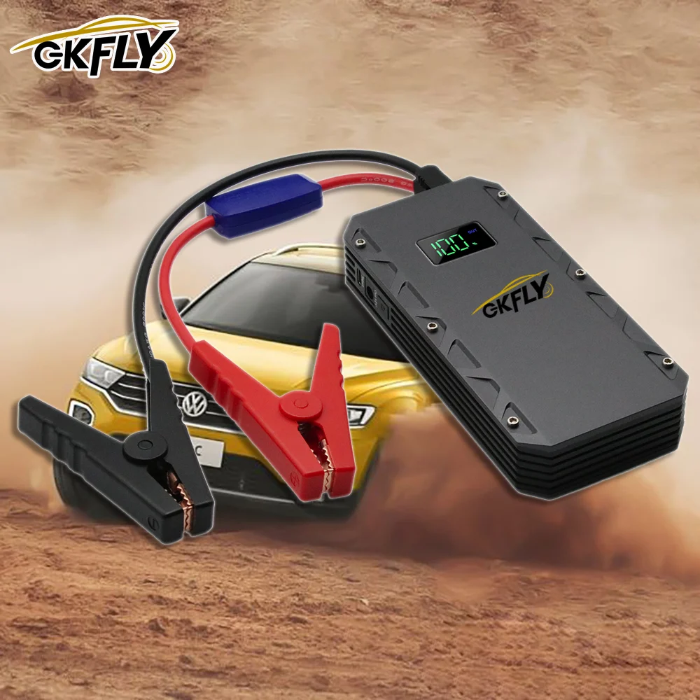 

GKFLY High Power Jump Starter Car Emergency Charger Auto Buster Battery Product Device For Outdoors Power Bank Jumpstarter Kit