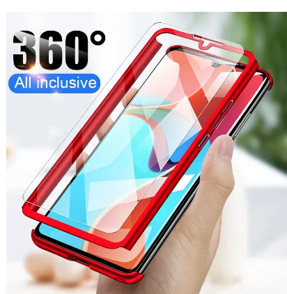 360 Полный чехол противоударный для телефона Xiaomi Mi Note 10 9 T CC9 CC9E 8 A3 Lite Чехлы Redmi 9S 9Pro 8T