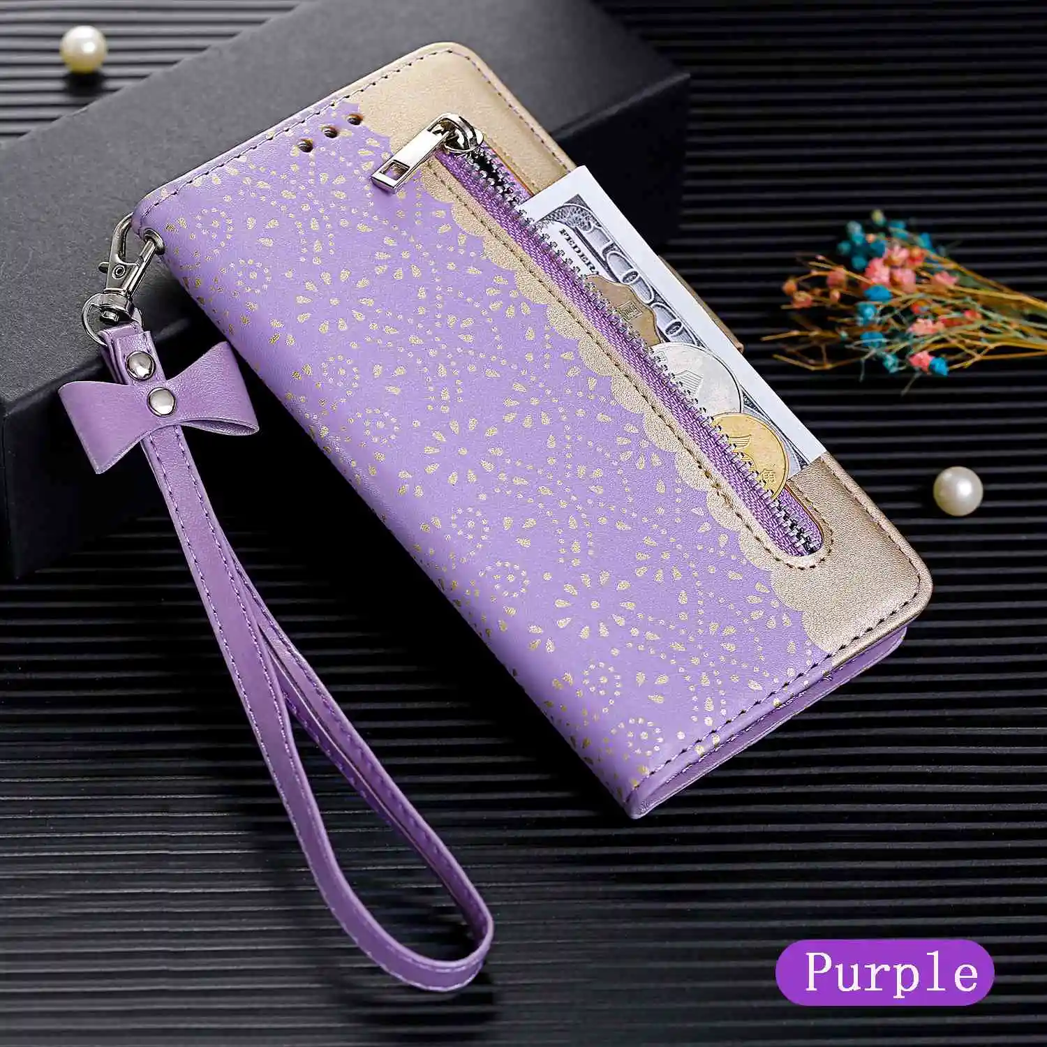 Кожаный чехол для iphone 6 6S 7 8 Plus XR X XS Max 11 Pro Max на молнии Держатель для карт кошелек чехол для iphone 6plus 7plus 8plus чехол
