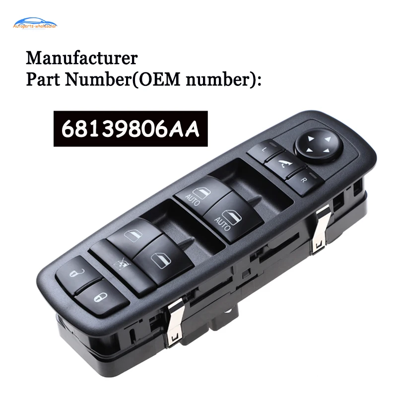 Автомобиль 68139806AA для Dodge Journey передний левый главный переключатель стеклоподъемника 68139806AB 68139806AC 68139806AD
