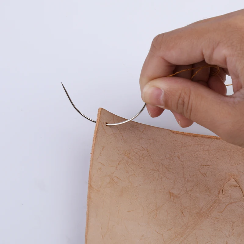 LMDZ нержавеющая сталь в форме Стежка Кожа ремесло треугольные иглы для DIY кожа мех